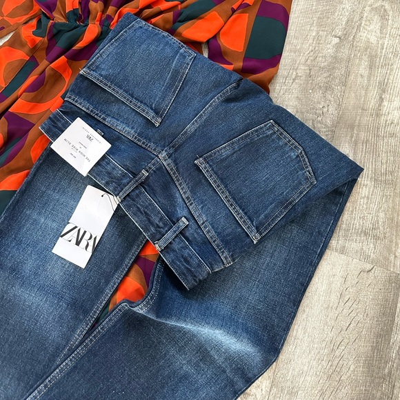 Zara Woman Jeans, Straight Fit - High Rise Size XS - Picture 8 of 8